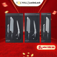 Bộ Dao Kéo Nhà Bếp LocknLock Santoku Thiết Kế Nhật Bản Sắc Bén CKK303 CKK304 CKK305 - T2Cmall