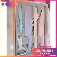 Bộ Dao Kháng Khuẩn Lúa Mạch 6 Món KITCHEN KNIFE