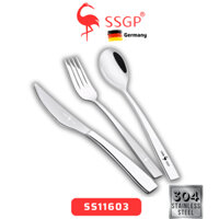 Bộ dao muỗng nĩa beefsteak SSGP của Đức, thìa ăn, muỗng ăn, bộ muỗng, inox