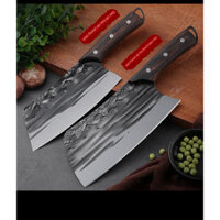 Bộ dao nhà bếp 2 món dao chặt xương và dao thái làm bằng thép không gỉ