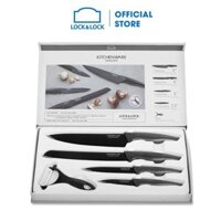 Bộ dao nhà bếp 5 món COOKPLUS Lock & Lock CKK101S5BLK