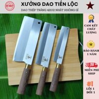 Bộ dao nhà bếp, Bộ 3 dao thép trắng không han gỉ được rèn từ thép trắng 420J2 của Nhật – Mã A124