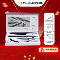 Bộ dao nhà bếp LocknLock 5 Món COOKPLUS Kèm Hộp Đựng Dao Sang Trọng CKK101S5BLK - T2C Mall
