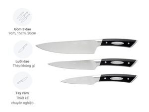 Bộ dao thái Scanpan Classic 3 chiếc 92001800