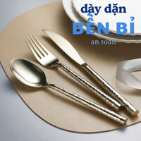 Bộ dao thìa dĩa ăn inox 304 sang trọng,phong cách Châu Âu,dụng cụ ăn uống gia đình, bàn tiệc, nhà hàng