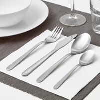 Bộ dao thìa dĩa IKEA 16 món 4 dao + 4 dĩa + 4 thìa to + 4 thìa nhỏ