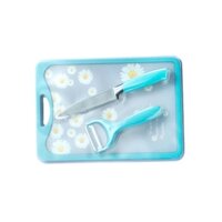 Bộ Dao Thớt Hoa 3 Món - 007115B