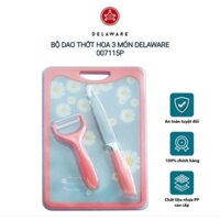 Bộ Dao Thớt Hoa 3 Món Delaware - 007115P