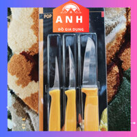 Bộ dao tỉa củ quả thái lan (cán nhựa - bộ 3 cái)  PENGUIN