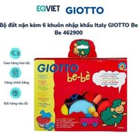 Bộ đất nặn kèm 6 khuôn nhập khẩu Italy GIOTTO Be Be 462900