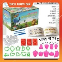 Bộ đất nặn siêu nhẹ nhiều màu kèm khuôn  - Bắp shop bé