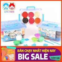 Bộ đất nặn xốp 12 màu [AN TOÀN] siêu nhẹ làm slime, tạo hình soft clay