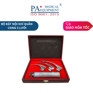 Bộ đặt nội khí quản 3 lưỡi cong
