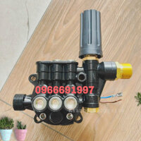 Bộ đầu bơm máy rửa xe mini có chỉnh áp, Đầu bơm máy rửa xe gia đình, Máy xịt rửa xe ( ĐẦU BƠM CHỈNH ÁP)