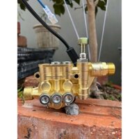 Bộ đầu bơm máy rửa xe mini có chỉnh áp, Đầu bơm máy rửa xe gia đình, Máy xịt rửa xe ( ĐẦU BƠM CHỈNH ÁP)