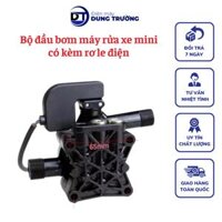 Bộ Đầu Bơm Máy Rửa Xe Mini Có Kèm Rơ Le Điện Thiết Kế Nhỏ Gọn, Tiện Lợi, Dễ Dàng Lắp Đặt Và Sử Dụng