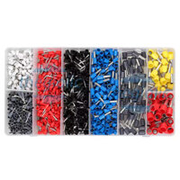 Bộ Đầu Cosse Bấm Dây Bộ 1200 Đầu Cosse Pin Rỗng E//SKU:96 linhkientruonggiang86