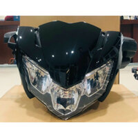 Bộ đầu đèn EX150 2019 cho EX150 đời cũ 2015 - 2018 (sp gồm chóa , bợ cổ trước sau, ốp đầu) chưa có ĐH - MÀU ĐEN