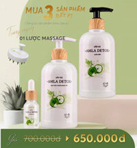 Bộ dầu gội amla detox laco – Ngăn ngừa rụng tóc và sạch gàu hiệu quả