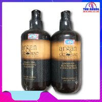 Bộ dầu gội Argan Deluxe siêu mượt phục hồi tóc hư tổn 300mlx2 (CANADA)