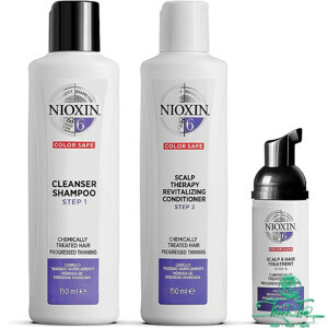 Bộ dầu gội đặc trị rụng tóc Nioxin System 6 - 150ml, chuyên sâu cho sợi tóc cứng
