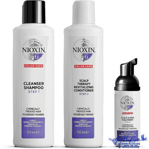 Bộ dầu gội đặc trị rụng tóc Nioxin System 6 - 150ml, chuyên sâu cho sợi tóc cứng