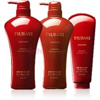 Bộ dầu gội đầu Shiseido Tsubaki đỏ dưỡng ẩm, mượt, sáng bóng (bộ 3 mới)