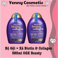 Bộ Dầu Gội + Dầu Xả Biotin & Collagen 385 ml OGX Beauty