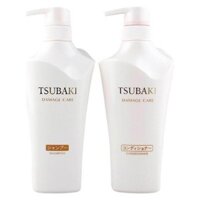 Bộ Dầu Gội & Dầu Xả Shiseido Tsubaki Damage Care Classic Phục hồi Hư Tổn (500mlx 2) Màu Trắng