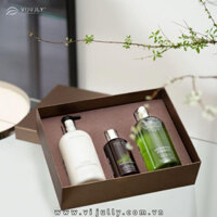 Bộ Dầu Gội + Dầu Xả tóc + Xịt Bưởi Vijully chính hãng giúp giảm tóc gãy rụng, nuôi dưỡng tóc chắc khoẻ