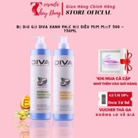 Bộ Dầu Gội DIVA Xanh Phục Hồi Siêu Mềm Mượt 500 - 750ml [HÀNG CHÍNH HÃNG]