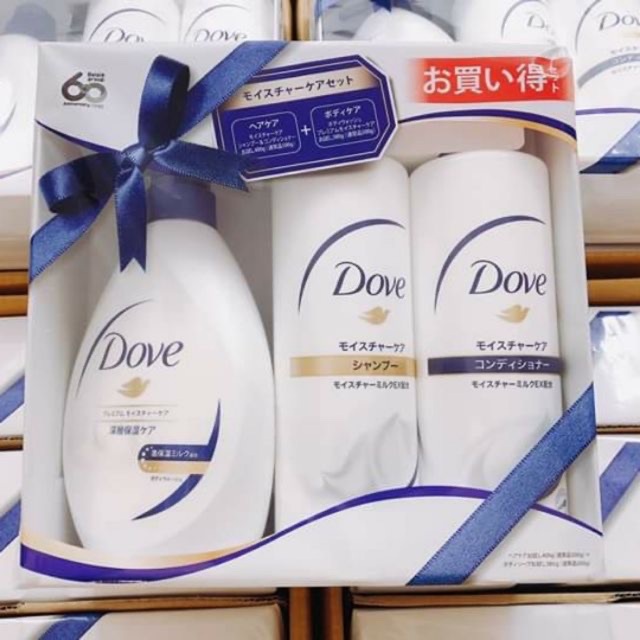 Bộ Dầu Gội Dove Hàn Quốc Set 3 - 500 ml ,  2 gội , 1 xả