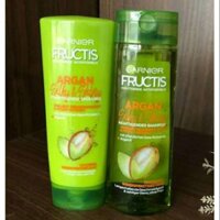 Bộ dầu gội Garnier Fructis Argan Silky&Shiny