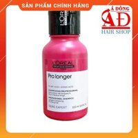 BỘ DẦU GỘI HẤP Ủ LOREAL PRO LONGER SERIE EXPERT CHẮC KHOẺ TÓC GIẢM ĐỨT GÃY MINI 100ML75ML - LẺ DẦU GỘI 100ML