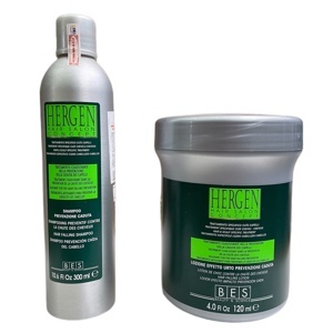 Bộ dầu gội + huyết thanh chống rụng kích thích mọc tóc Bes Hergen Hair Loss