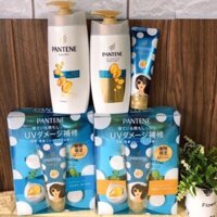 Bộ dầu gội Nhật - Pantene set 2 xanh biển/ xanh lá  (gội 300ml+xả 270g)