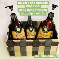 Bộ dầu gội organic