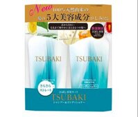 Bộ dầu gội Tsubaki Shiseido màu trắng Damage Care mẫu mới