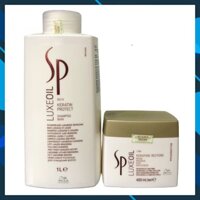 BỘ DẦU GỘI Ủ WELLA SP LUXEOIL KERATIN PROTECT SIÊU MỀM MƯỢT PHỤC HỒI TÓC ĐỨC 1000ML400ML