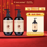 Bộ dầu gội và dầu xả cao cấp Nature Queen 100ml, 480ml - Sao Thái Dương