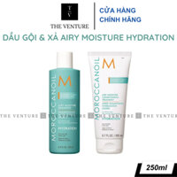 Bộ Dầu Gội và Dầu Xả Dưỡng Ẩm Siêu Nhẹ Moroccanoil Airy Moisture - 200ml & 250ml