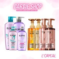 Bộ Dầu Gội và Dầu Xả L’Oréal Elseve Full Resist Loreal HỒNG - VÀNG - TÍM