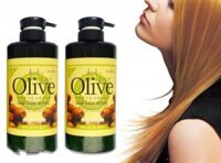 Bộ dầu gội và xả Olive 800ml Hàn Quốc siêu mượt