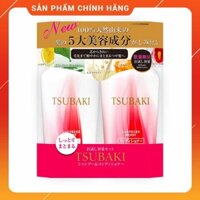 BỘ DẦU GỘI VÀ XẢ TSUBAKI SMOOTH MÀU XANH NGỌC DÀNH CHO TÓC DẦU 315ML NHẬT BẢN