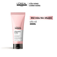 Bộ dầu gội xả chăm soc toc nhuôm Loreal Serie Expert Vitamino color radiance 300ml  200m - XẢ