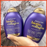 Bộ dầu gội xả chống rụng tóc thick & full biotin collagen 385ml [HÀNG MỸ 100%]