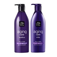 BỘ DẦU GỘI + XẢ DÀNH CHO TÓC DẦU MISEEN AGING CARE FULL & THICK (TÍM) CHỐNG LÃO HÓA