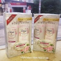 Bộ dầu gội xả Dove hương hoa sen & tinh dầu jojoba