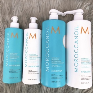 Bộ dầu gội xả dưởng ẩm Moroccanoil Hydration - 500ml