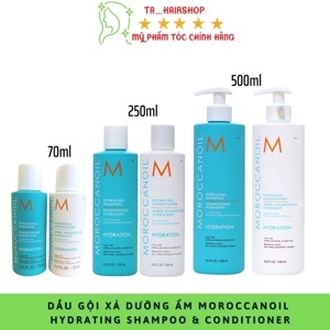 Bộ dầu gội xả dưởng ẩm Moroccanoil Hydration - 250 ml x 2